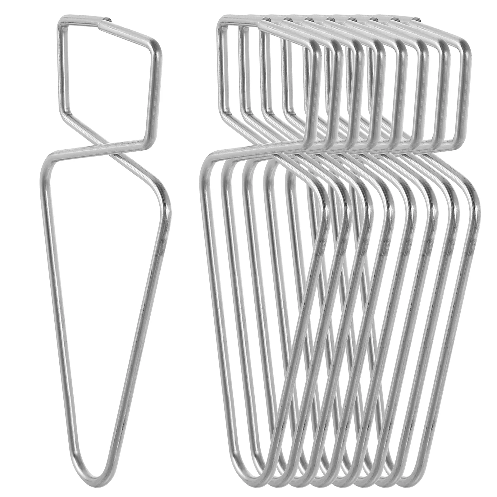 100Pcs Ceiling Hook Clips T-bar Squeeze Hangers Drop Suspended Ceiling Hooks