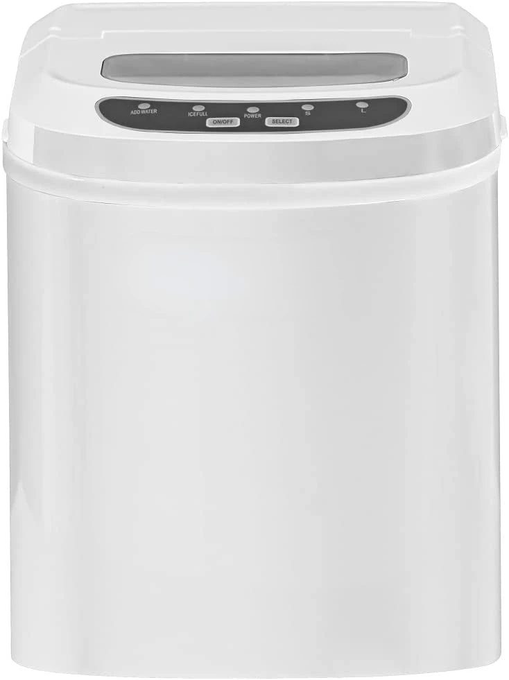 

Portable Compact Maker, Counter Top Ice Making Machine, White, 26lb per Day