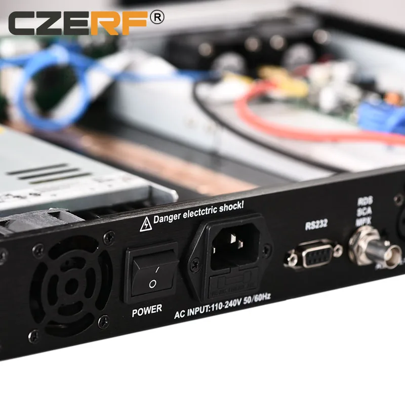 Фото Мини-усилитель CZE-T2001, профессиональный вещательный USB FM-стерео PLL-передатчик с выходной мощностью 150 Вт и 200 Вт. №3