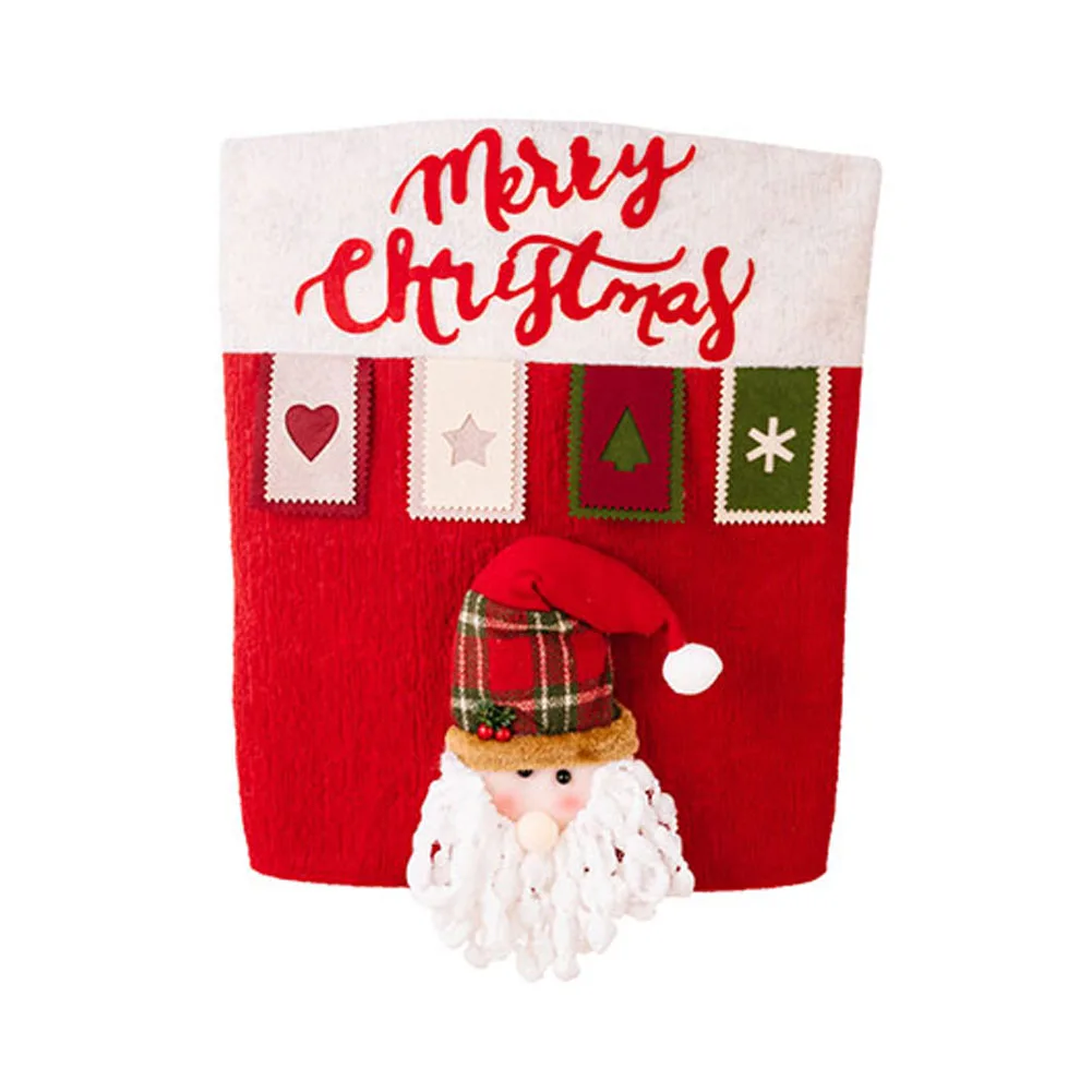 

Bring the Christmas Spirit to Your Home with this Adorable Christmas Chair Cover Fits Most Standard Dining Chairs