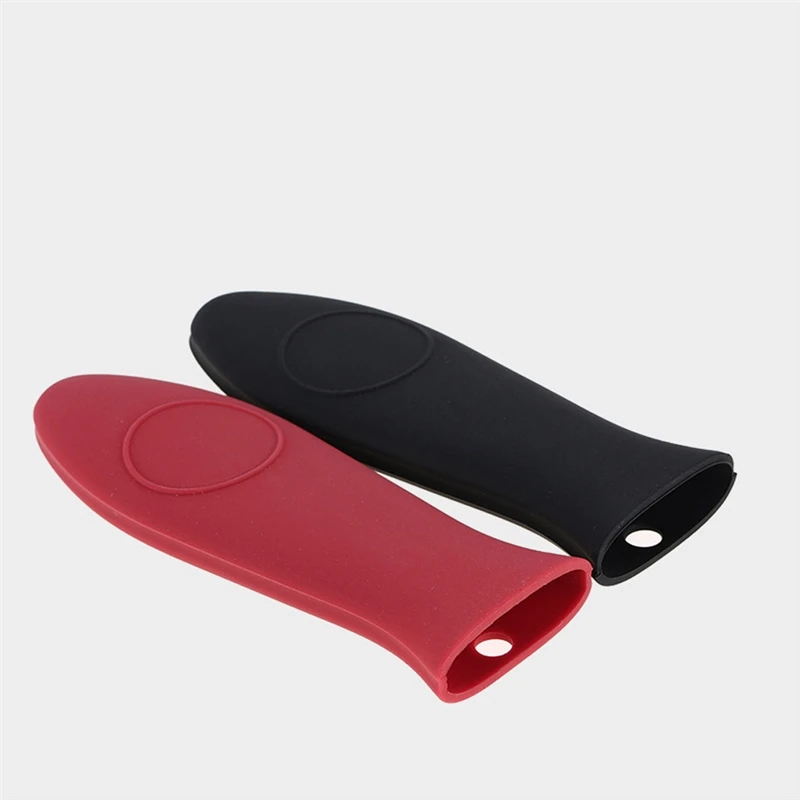 

Non Slip Silicone Handle Holder 1Pc Cookware Parts Potholder Cast Iron Skillet Grip Sleeve Cover Pots Pans Handle Parts