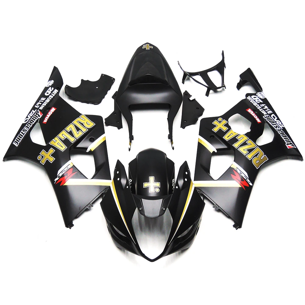 

Комплект обтекателей из АБС-пластика, подходит для Suzuki 2003 2004 GSXR1000 K3 03 04 GSX-R 1000, инъекция мотоцикла, кузов, матовый, черный, желтый