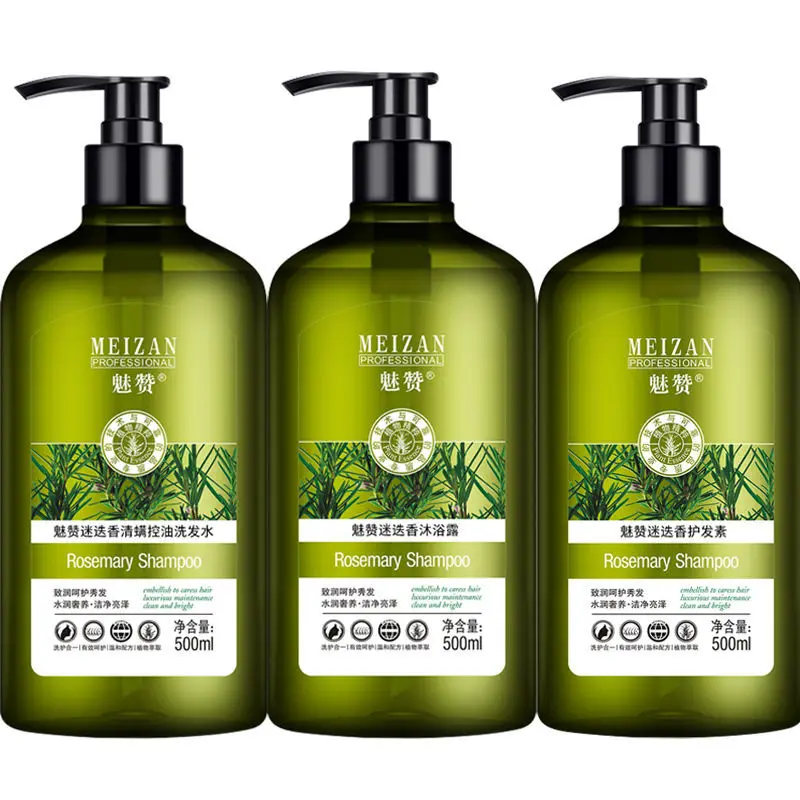 

500ml Rosemary Hair Regrowth Anti Hair Loss Mite removal Shampoo and Conditioner Oil Control HydratingVolumizing Fights Dandruff