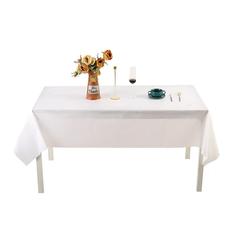 

One-time thickening pure color party table cloth waterproof and oil disposable table cloth_Kng743