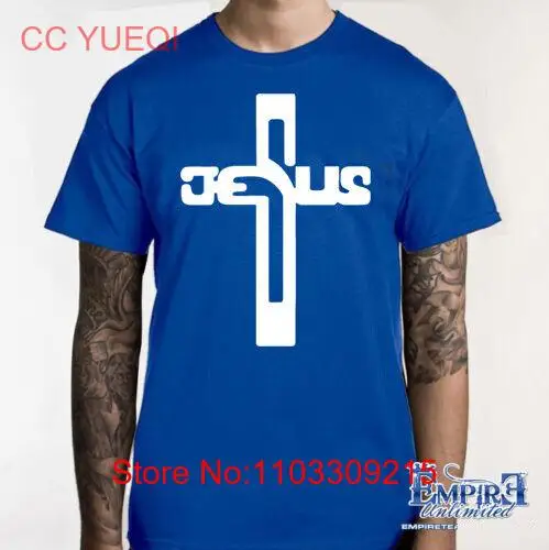 Рубашка с крестом Иисуса религиозная футболка верная Библия Вера церковь a71