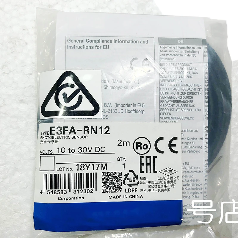 

100%NEW ORIGINAL E3FA-RN12 1 Year Warranty