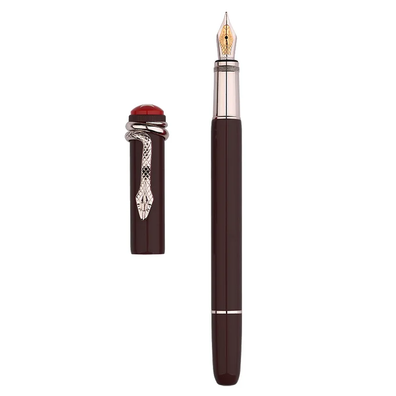 MAJOHN F9 Mage Two-color Pointed Metal Pen and Snake Spirit Spider Style Ink Blotting,Business Gift Office and Student Pen