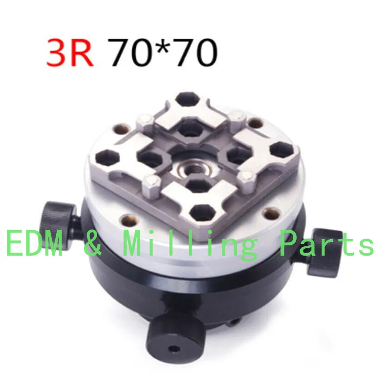

CNC 3R 70*70mm Adjustable EDM Electrode Holder Calibrating Head Fit For EDM Spark Machine