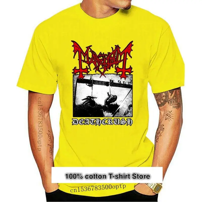 

Camiseta с принтом Mayhem deathдаж, negra, S, M, L, XL, из металла, банда, ropa nueva, неформальная, 2021