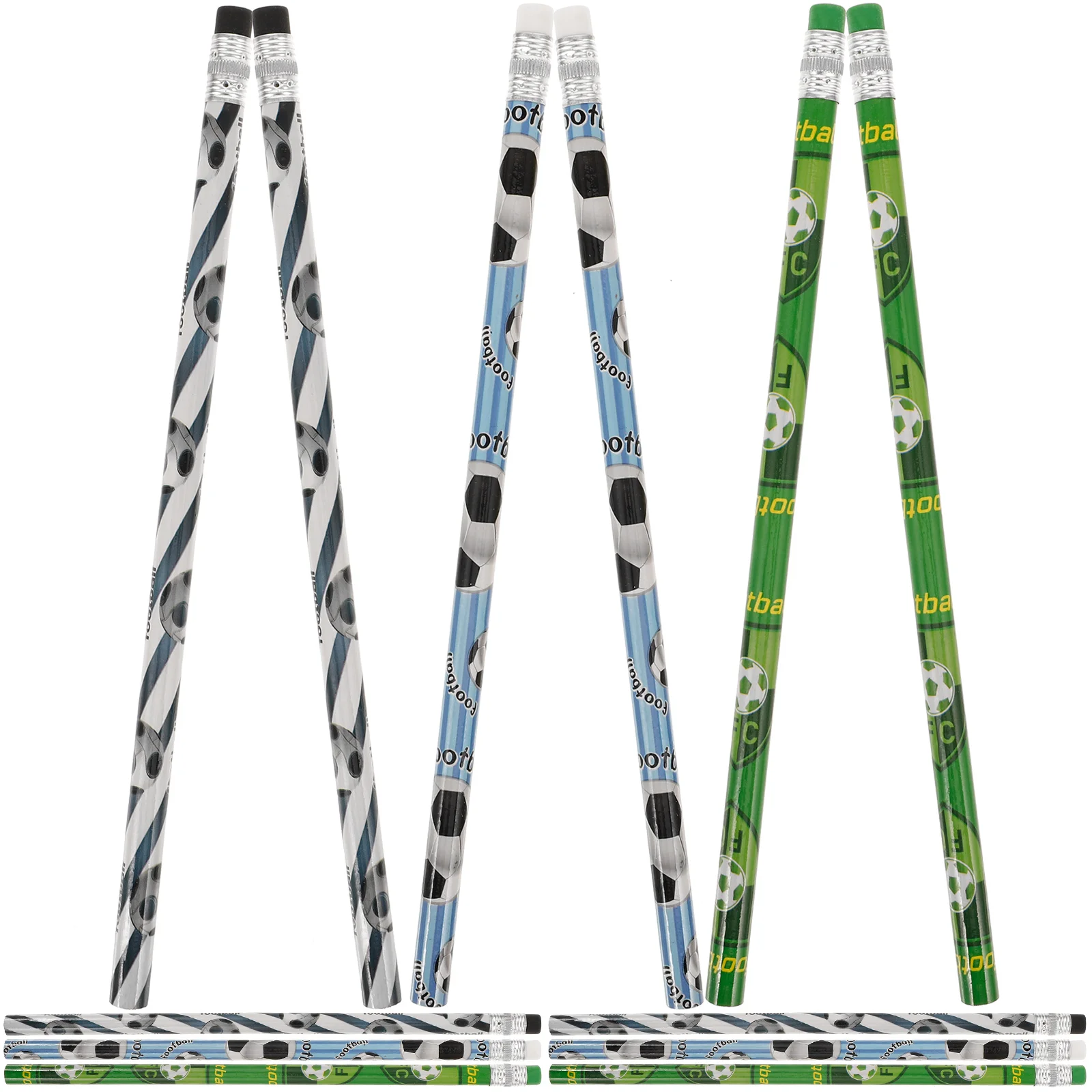 12 шт. карандаши для футбольного бревна канцелярские принадлежности письменные