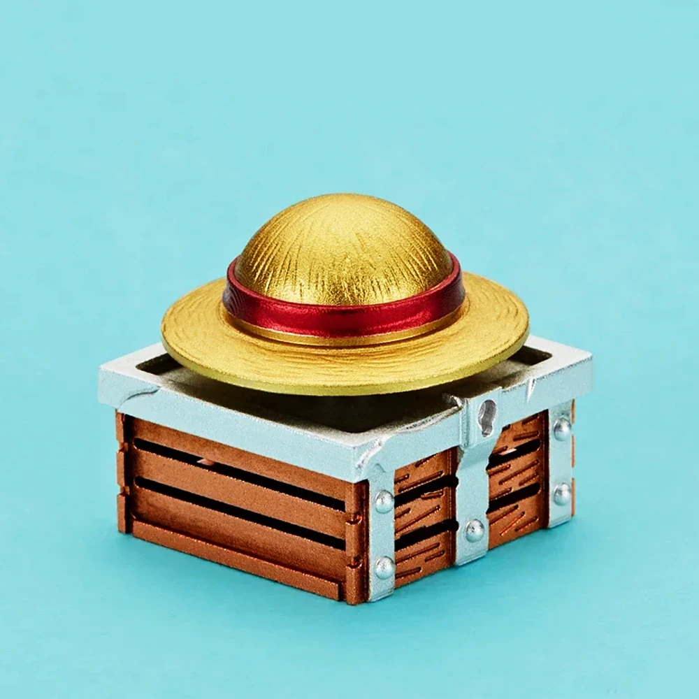 ZOMO аниме колпачки для клавиш Луффи Чоппер Шляпа из алюминиевого сплава цельная