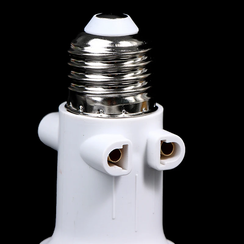 

E27 EU LED white PBT lamp holder studio light adapter ac100v 240v 4a