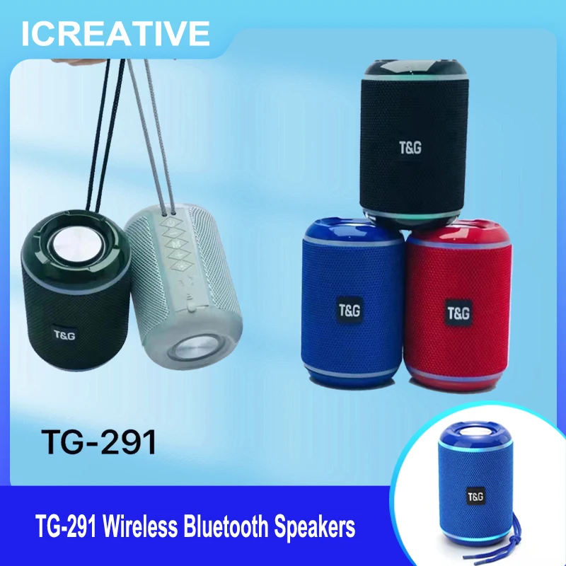 Портативная Беспроводная колонка T &amp G TG291 мощный Бумбокс с поддержкой Bluetooth