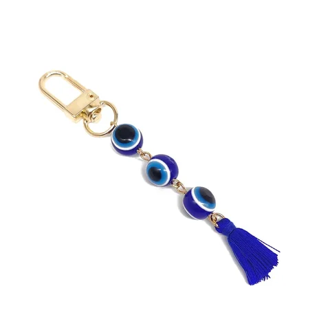 Брелок Lucky Turkish Evil Eye синего цвета