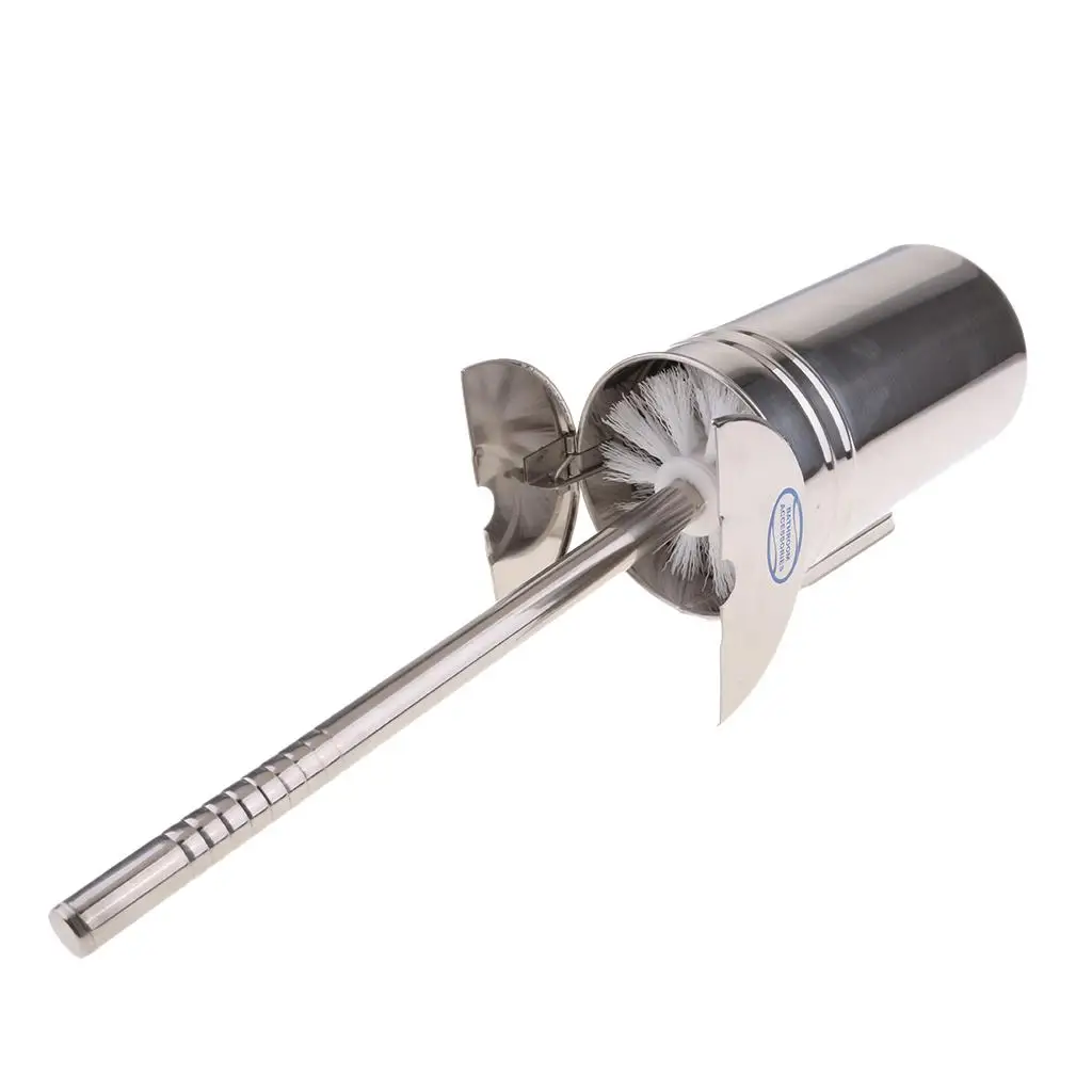 

Stainless Steel Toilet Brush with Holder for Boat Marinr Bathroom