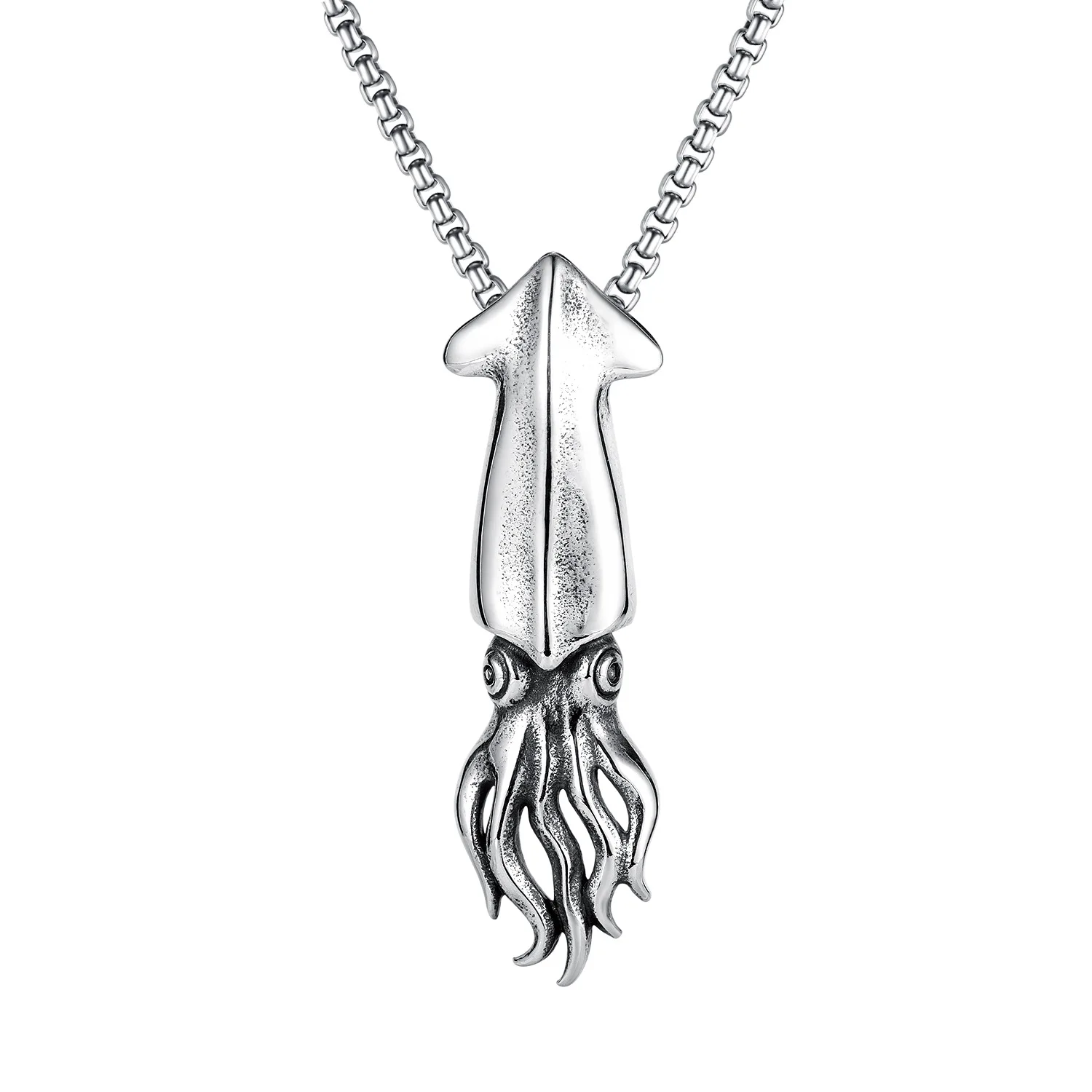 

Fashionable and Versatile Octopus Pendant Titanium Steel Necklace for Men