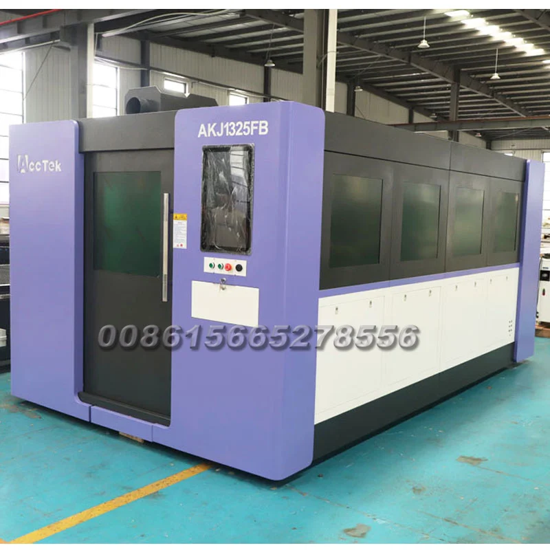 Волоконный лазерный резак AccTek с 3 кВт 4 6 12 30 40 для резки углеродистой стали и