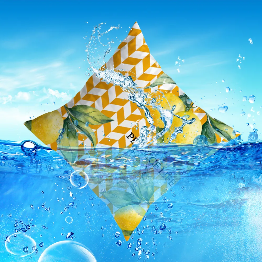 

Waterproof Pillow Cover Antifouling Oil-proof Printing Polyester Linen Pillow Cover Living Room Home Sofa Cushion Cover