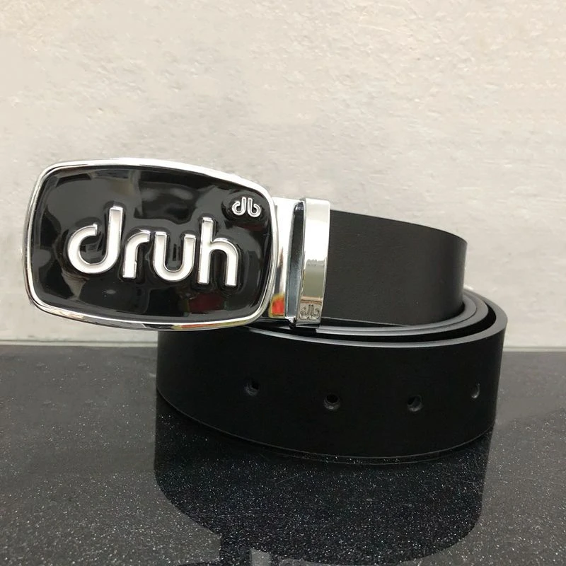 2023 new golf belts teenagers casual hundred match sports simple letters foreign trade smooth buckle trousers belt female