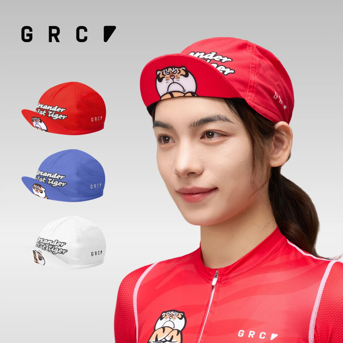 Фото Одежда для велоспорта GRC, кепка Limited Cap CMYK Fat Tiger №1