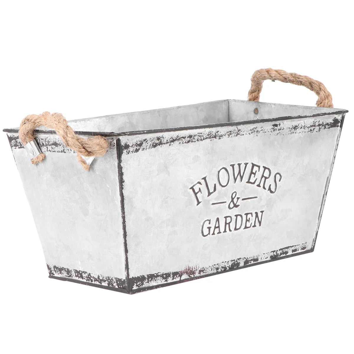 

Rustic Succulent Box Tin Flower Planter Mini Buckets Vintage Metal Planters Retro Vase Farmhouse Pitcher