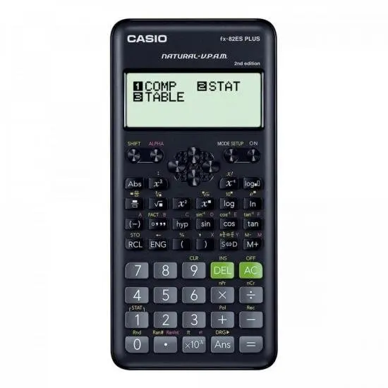 

Scientific Calculator 252 Functions FX-82ES PLUS-2 Black CASIO