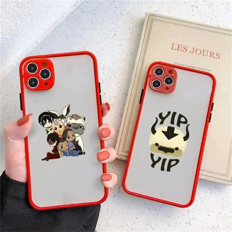 

Avatar the Last Airbender cartoon Phone Case matte transparent For iphone 14 11 12 13 plus mini x xs xr pro max cover