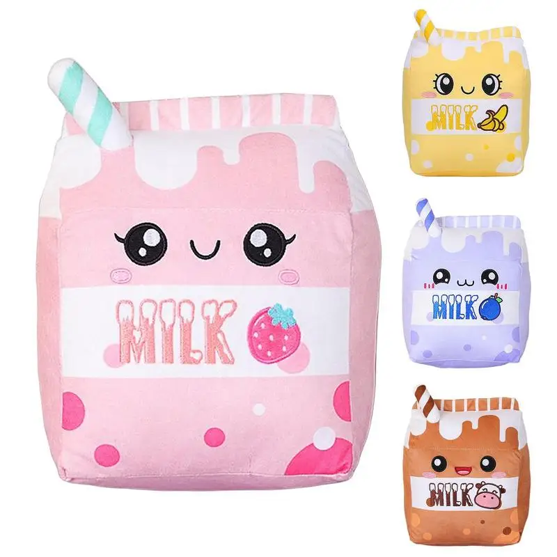 

Strawberry Milk Toy Plush Figure Toys Cozy Soft Plush With Great Elasticity No Deformation For Desk Bedroom Sofa Kids Room Decor