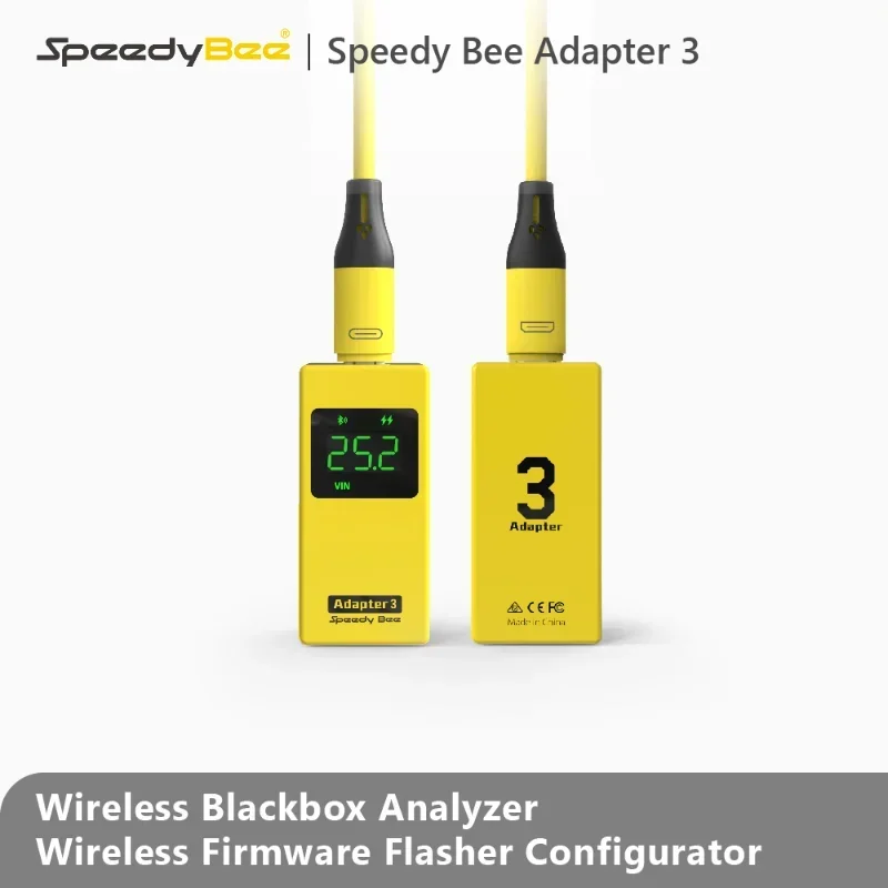 Адаптер SpeedyBee 3 Встроенный Bluetooth и загрузчик Blackbox с 8-битным BLHeli_S ESC Firmware Updater