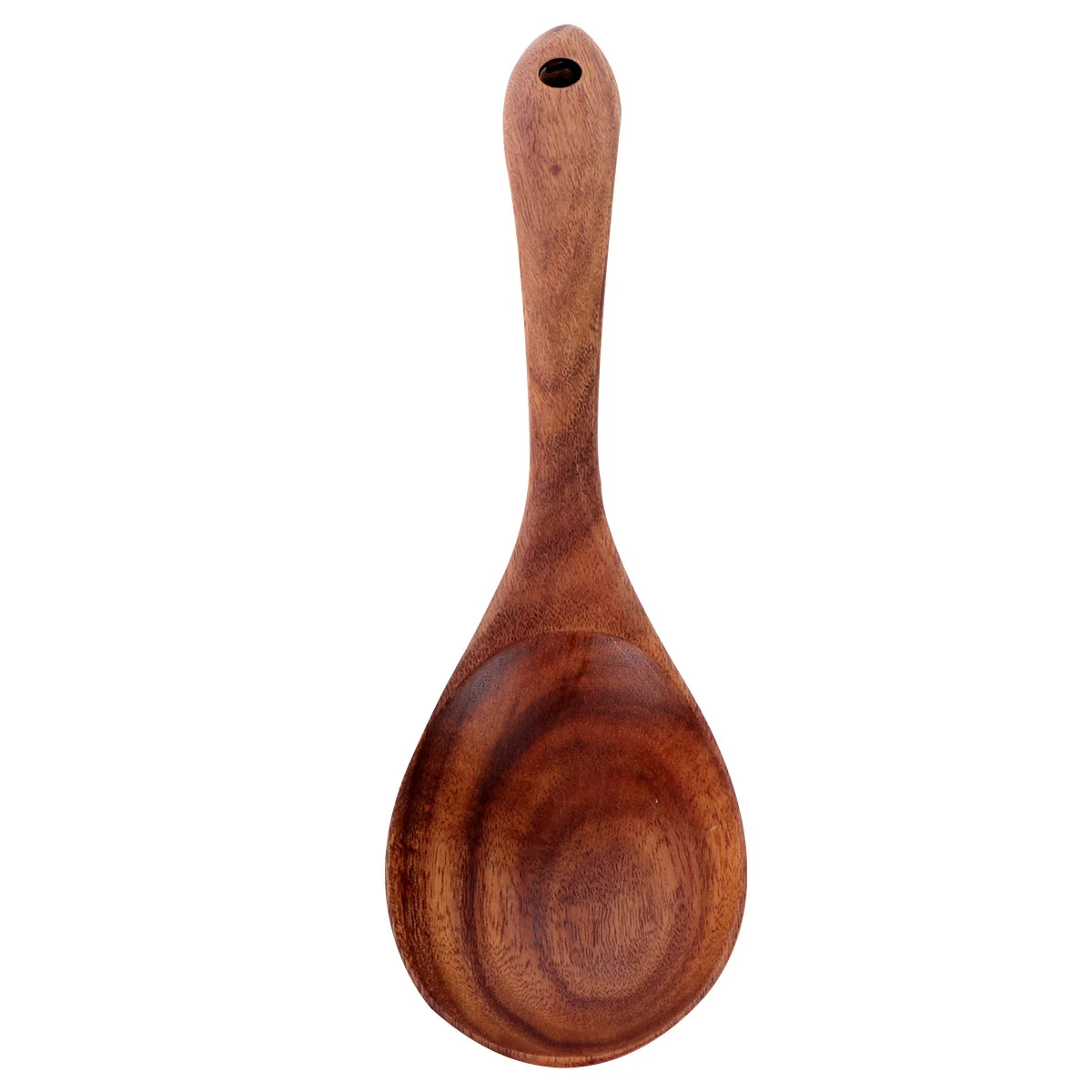

1PC Wooden Rice Paddle Handle Rice Porridge Soup Spoon Scoop Paddle for Restaurant