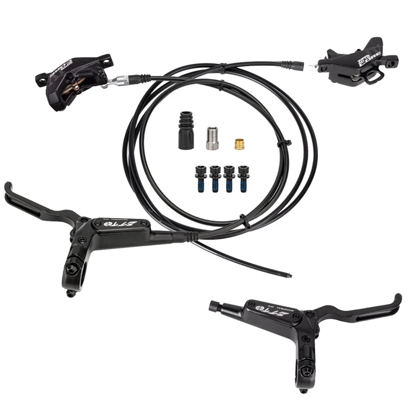

ZTTO Bicycle Mtb Brake Hydraulic Disc Brake 160Mm Rotor MTB Bike Oil Disc Brake 4 Piston Oil Brake Bicycle Parts Cycling