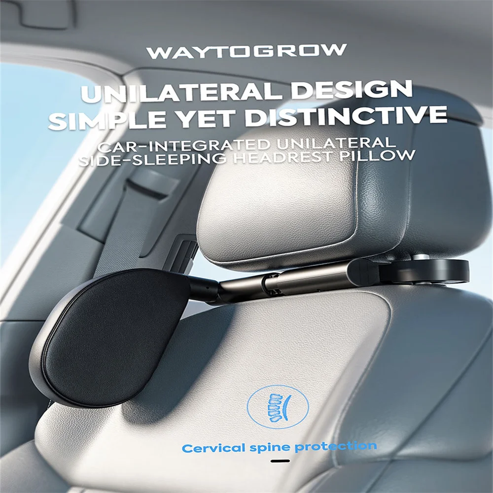 Подушка на подголовник автомобильного сиденья регулируемый 360 ° для путешествий