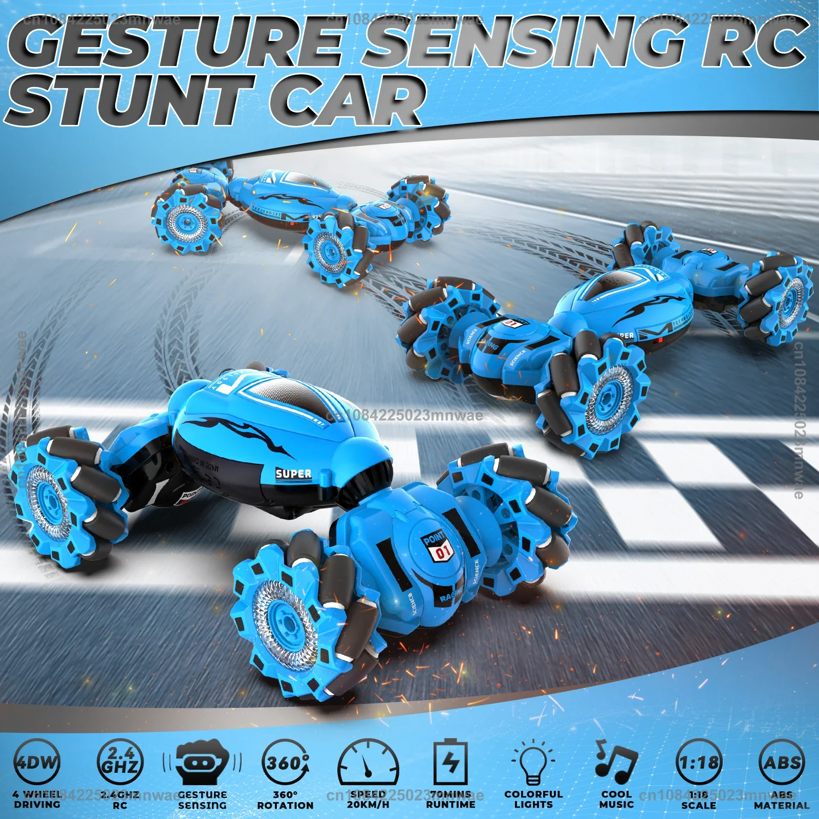 Радиоуправляемая машинка 4WD RC Stunt Car Toys 2 4 ГГц H & Controlled Twist Cars Transform Off Road для