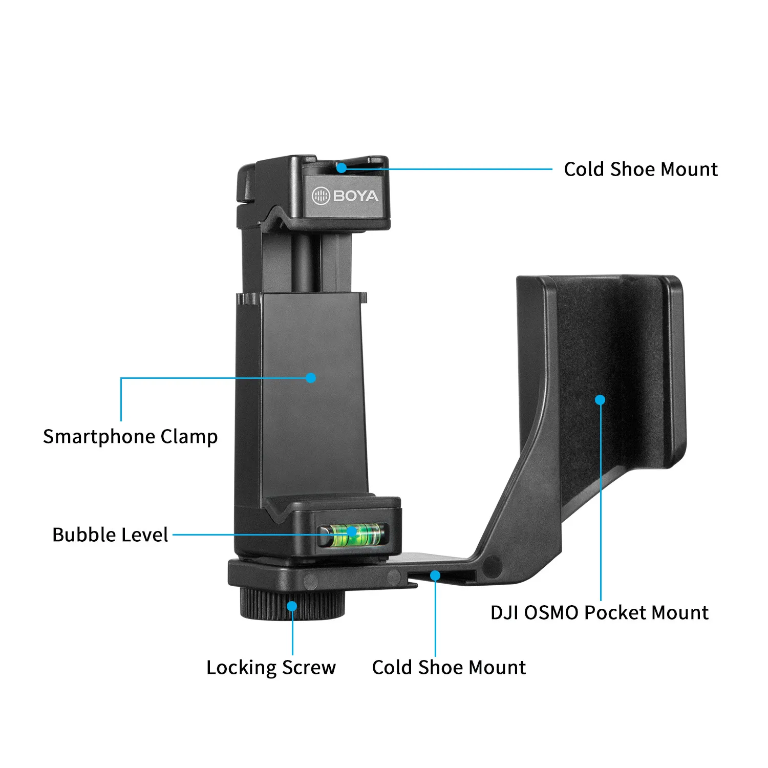 BOYA BY-PSC1-OP аксессуар для телефона держатель Rig смартфона с двойным креплением