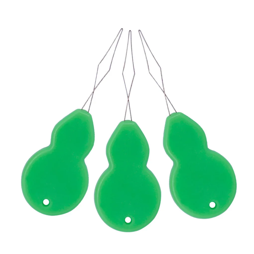 

Color Random Hand Sewing Stitch Wire Needle Threader Thread Guide Tool Needlework DIY Craft Tool, 10pcs