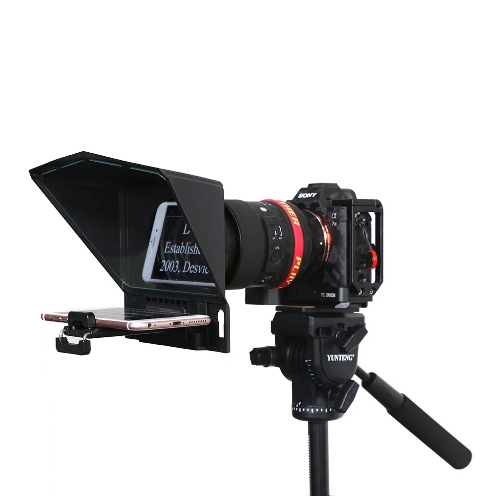 

Desview Mini T2 Teleprompter Tablet for Smartphone Tablet DSLR Camera Portable Teleprompter