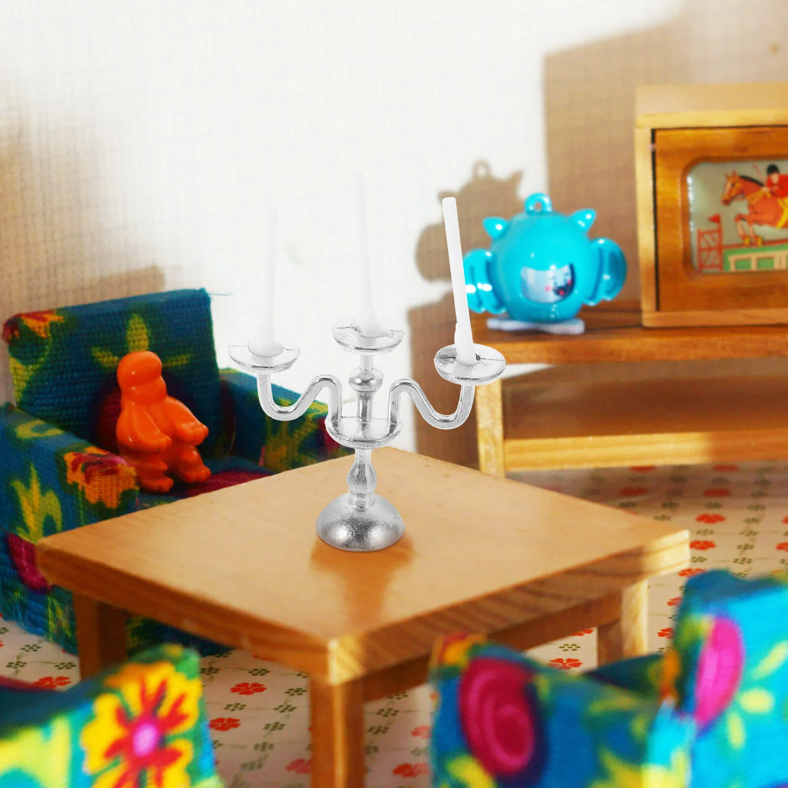 

Candelabra Simulated Mini Holder Household Decor House Ornaments Props