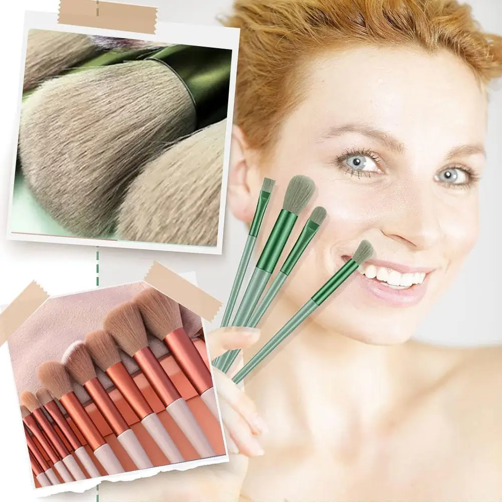 

8/13Pcs Makeup Brush Set Make Up Concealer Brush Blush Shadow Brush Foundation Highlighter Eye Brush Powder Beauty Cosmetic P3H9