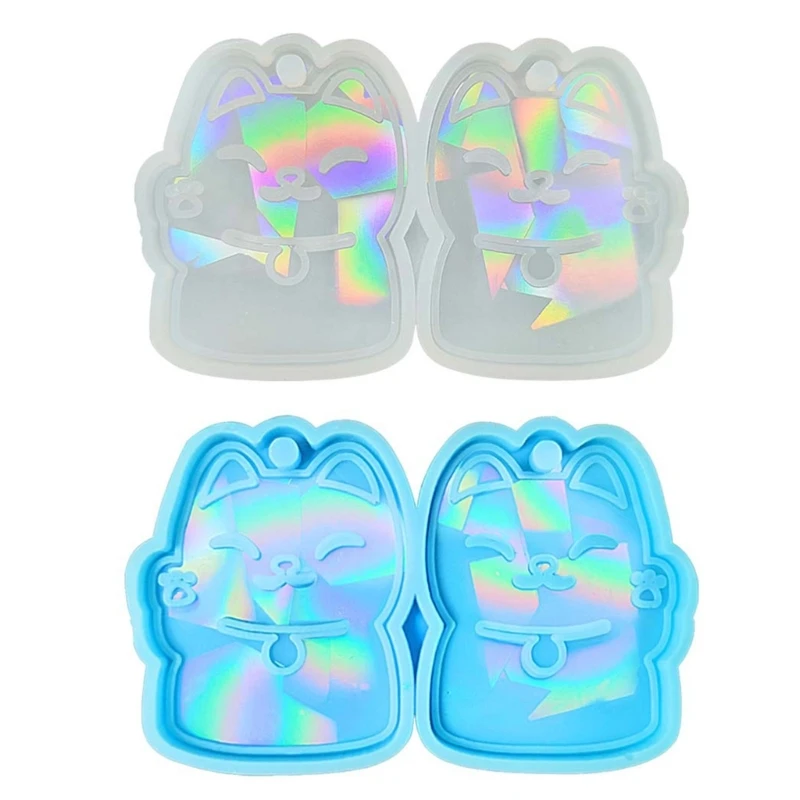 

Light and Keychain Silicone Mold Perforable Earring Pendant Handmade Mold 264E