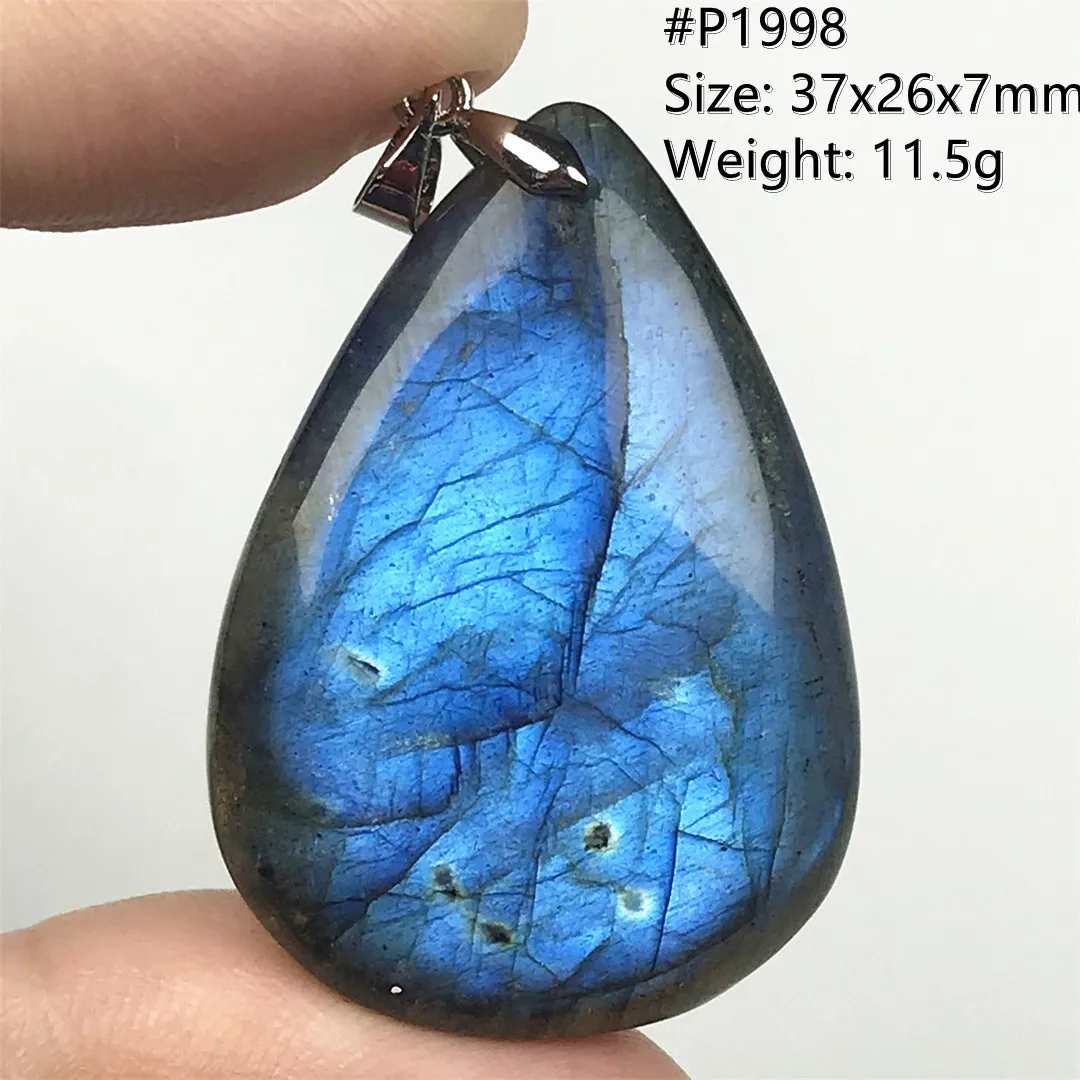 Натуральсветильник фиолетовый свет кулон из Лабрадорита ювелирные изделия для