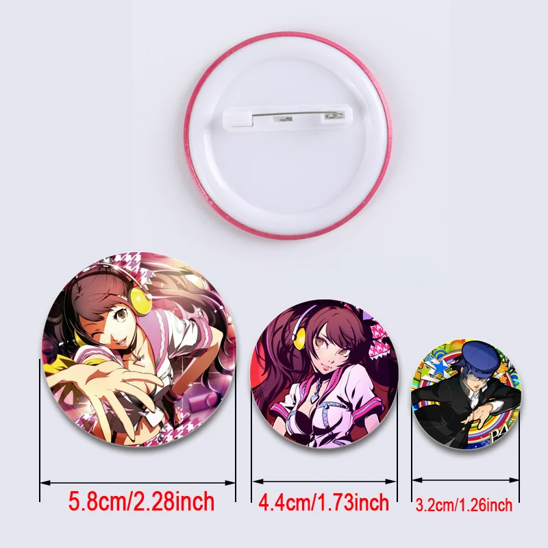 Эмалированные броши Persona 4 в ассортименте