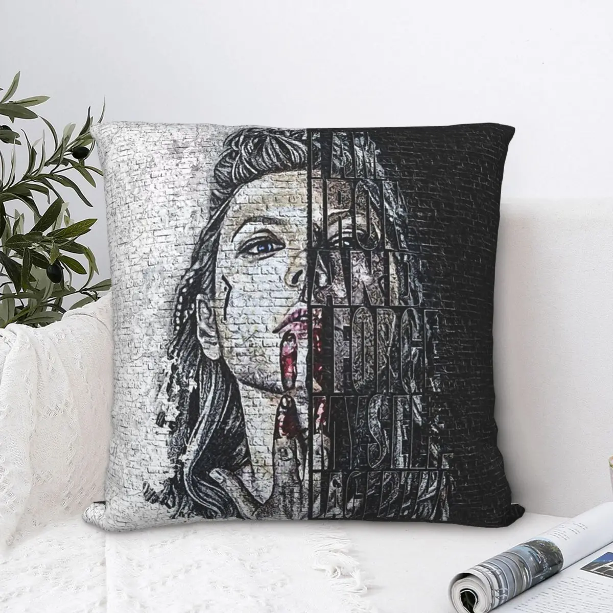 

Lagertha Quote Throw Pillow Case Vikings Norse Mythology Pillow For Home Sofa Chair Hug Decorative Pillowcase