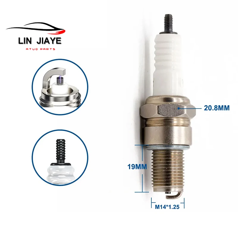 4 шт. 8 свечи зажигания 5722 BR9ES для CITROEN PEUGEOT FORD MERCEDES-BENZ RENAULT