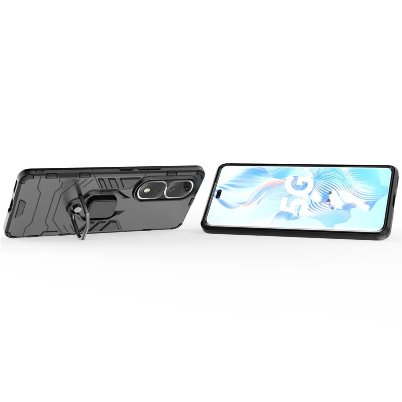 For Honor 80 Pro Case Honor 80 Pro 5G Cover 6.78 inch Shockproof Armor Hard PC Holder Silicone Bumper For Honor 80 SE Pro Coque