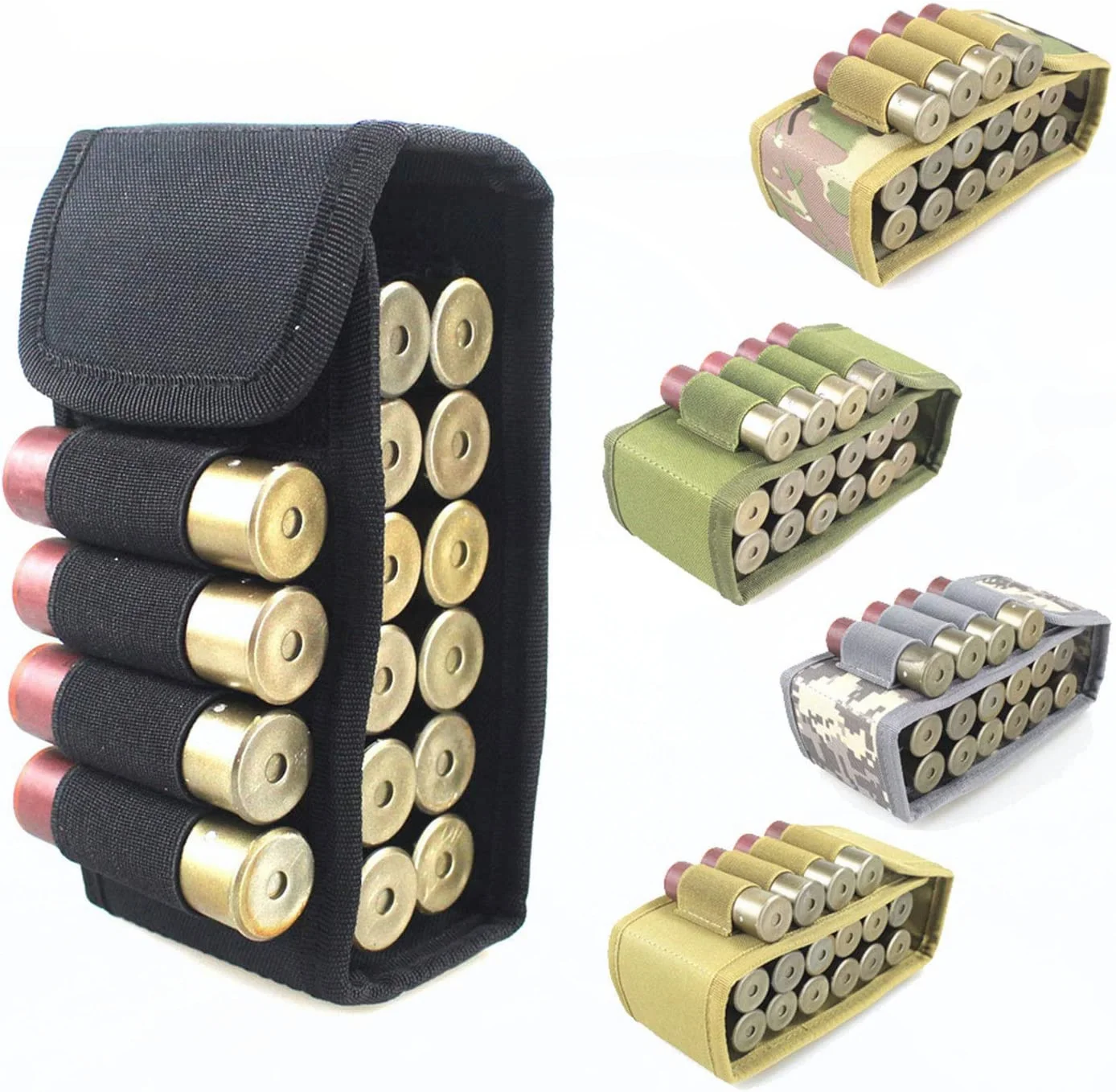 

Manglad тактические боеприпасы Bag Molle, 12 Калибр, картриджный мешочек 25, круглый корпус 12GA, журнал, военные аксессуары