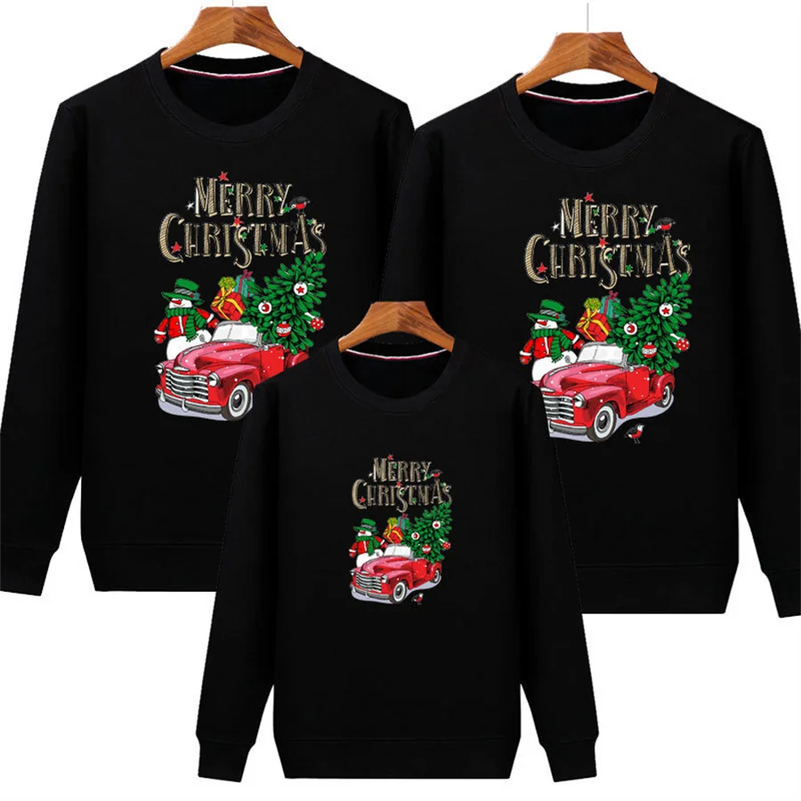 Семейный образ рождественские одинаковые комплекты для всей семьи женская и