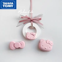 takara tomy car aromatherapy hello kitty pendant girls car air outlet light fragrance diffuser stone sweet pendant decoration