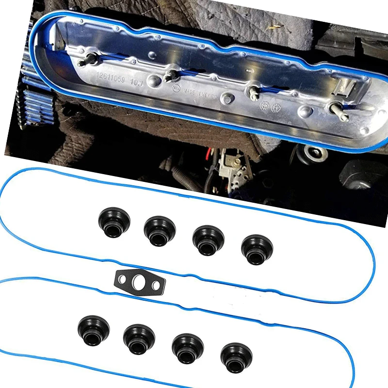 

GMC Hummer Pontiac Chevrolet 4.8L 5.3L 6.0L OHV Valve Cover Gasket Set LS3