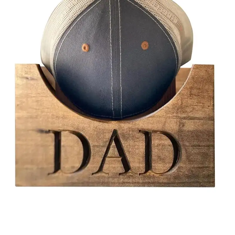 

Father's Day Baseball Hat Box Wood Hat Storage Box Display Case Stackable Baseball Hat Rack For Cloakroom Bedroom Living Room Or