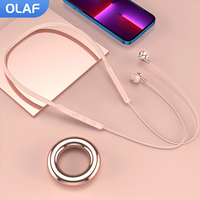 

Беспроводные Bluetooth-наушники с шейным ободом, с микрофоном